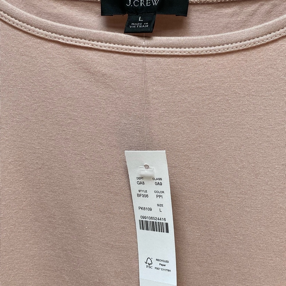 J. Crew High Neck Tank Top - Dusty Rose - Picture 3 of 4